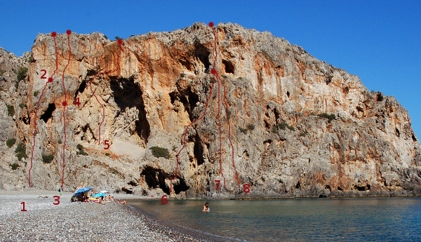 Beach climbing