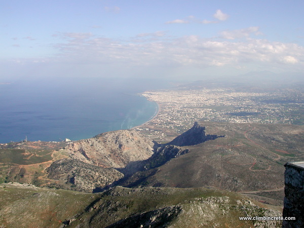 View from the summit of Stroumpoulas mountain